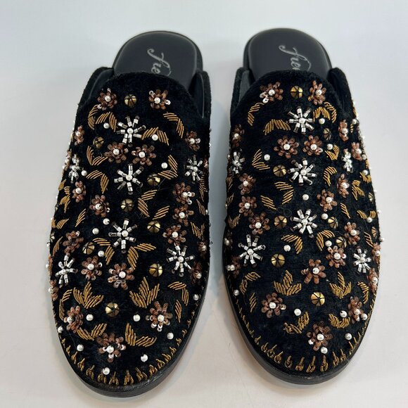Free People Cosmic Beaded Loafer Mules - Picture 2 of 11